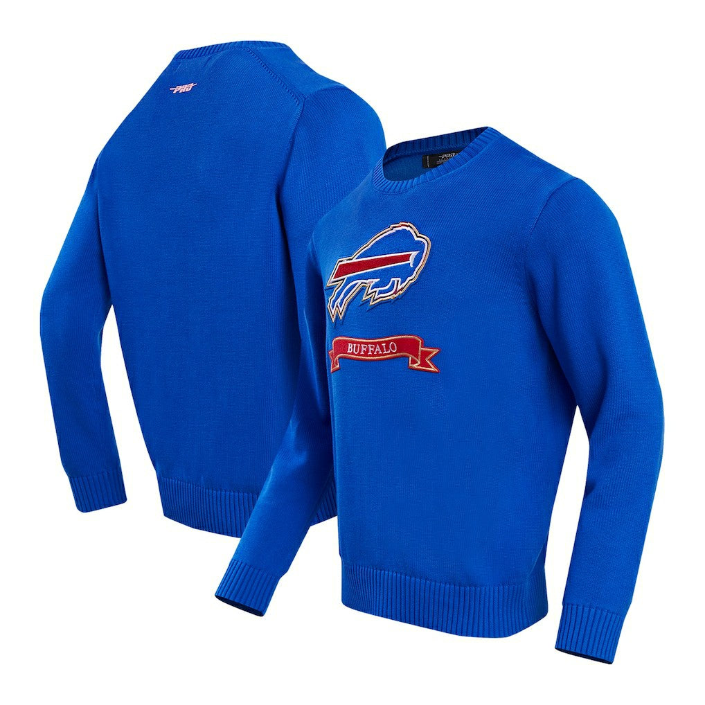 Buffalo Bills Pro Standard Prep Knit Sweater - Royal for sale