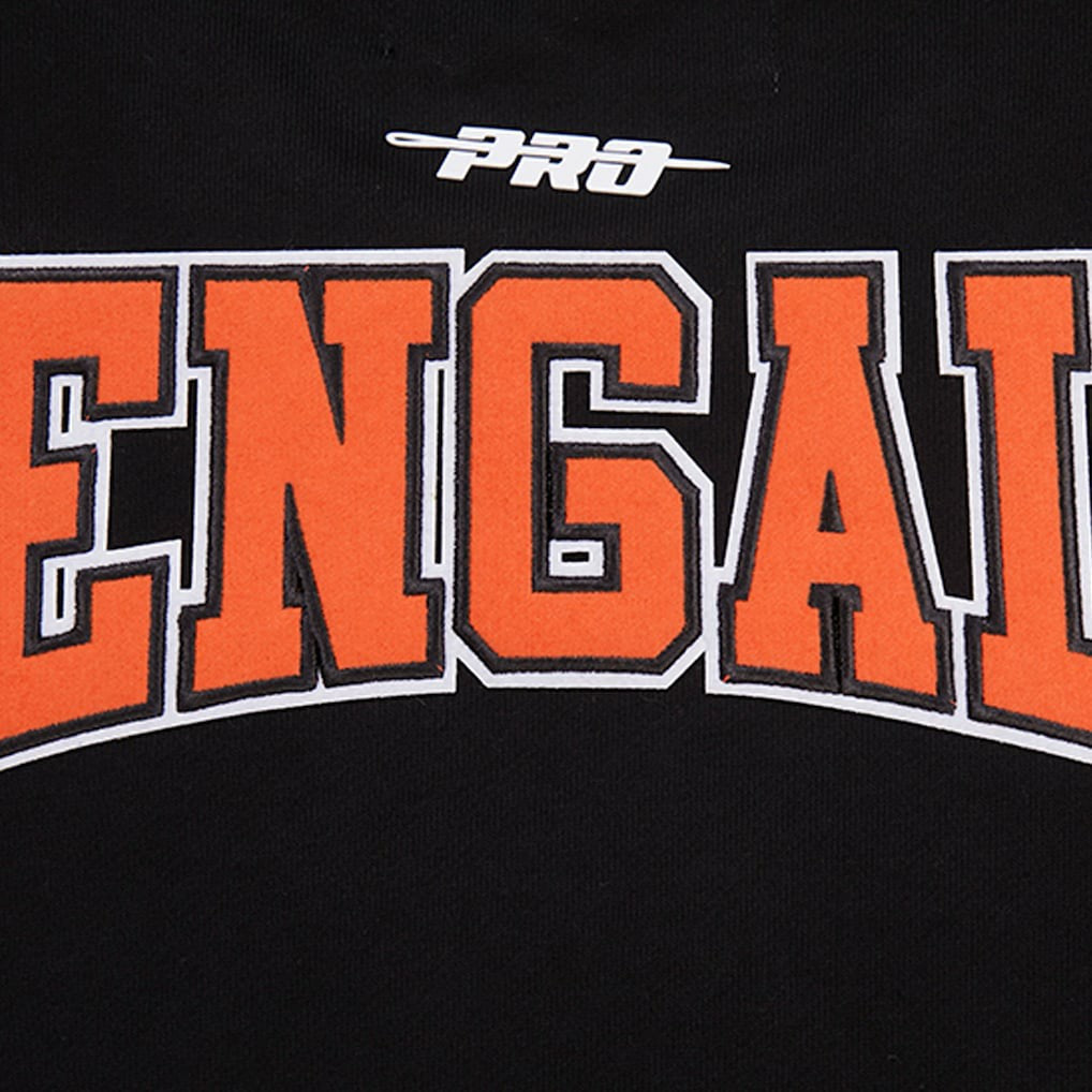 Cincinnati Bengals Pro Standard Crest Emblem Pullover Sweatshirt - Black for sale