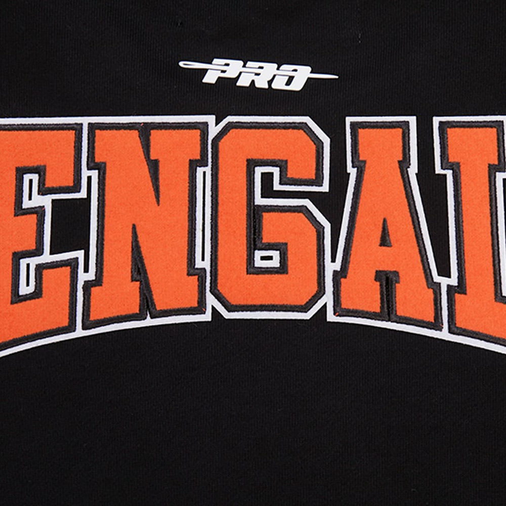 Cincinnati Bengals Pro Standard Crest Emblem Pullover Sweatshirt - Black for sale