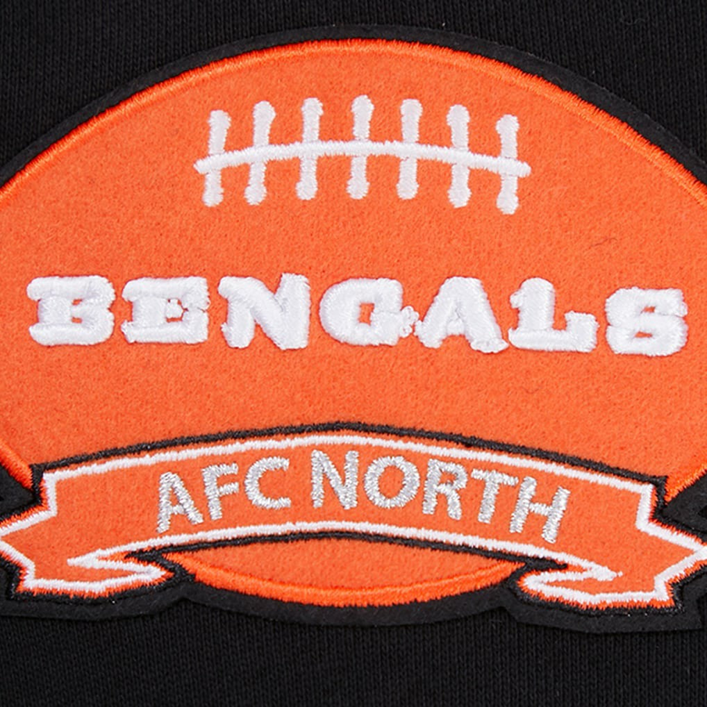 Cincinnati Bengals Pro Standard Crest Emblem Pullover Sweatshirt - Black for sale