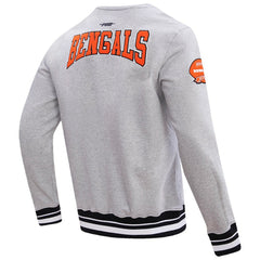 Cincinnati Bengals Pro Standard Crest Emblem Pullover Sweatshirt - Heather Gray outlet