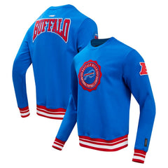 Buffalo Bills Pro Standard Crest Emblem Pullover Sweatshirt - Royal outlet