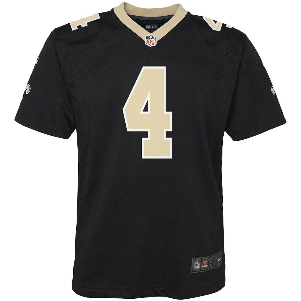 Derek Carr New Orleans Saints Youth Game Jersey - Black sale