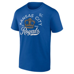 Kansas City Royals Hometown Retro Crown T-Shirt Royal