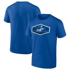 Los Angeles Dodgers Hometown Scoreboard T-Shirt Royal
