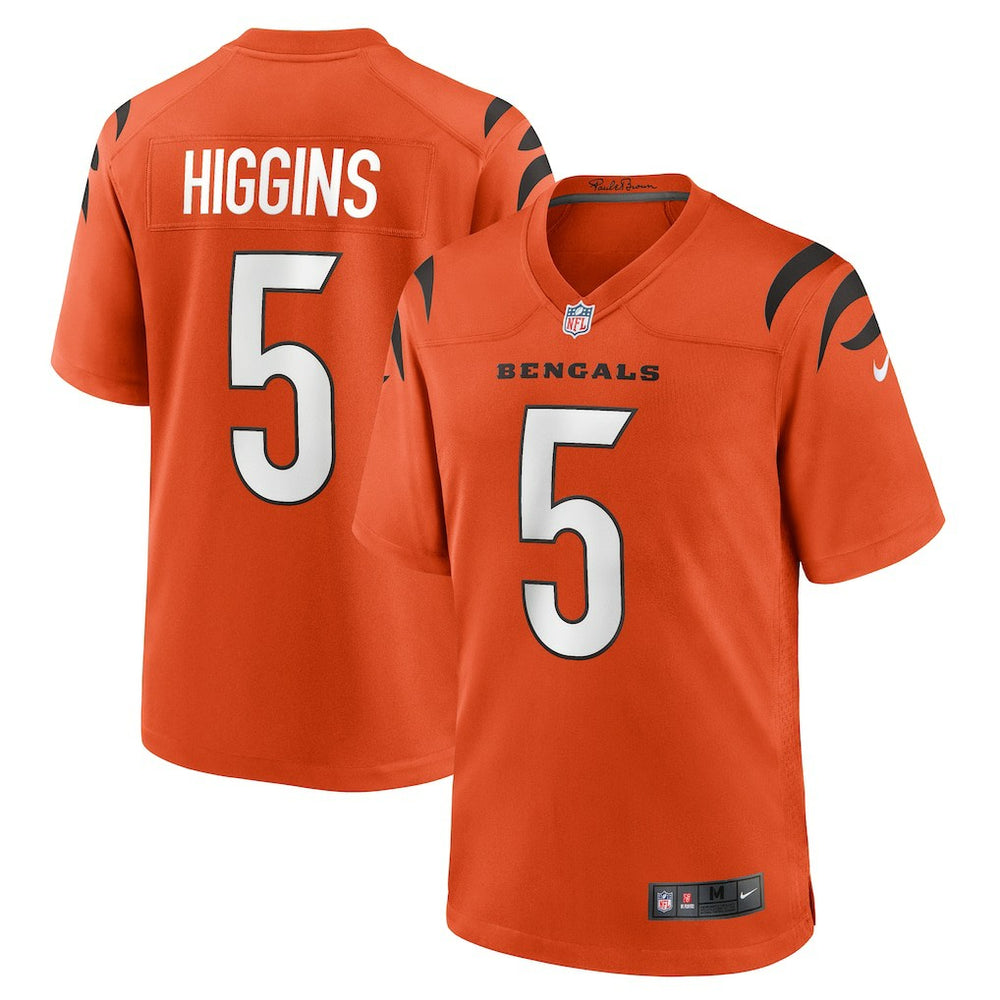 Tee Higgins Cincinnati Bengals Alternate Game Jersey - Orange outlet
