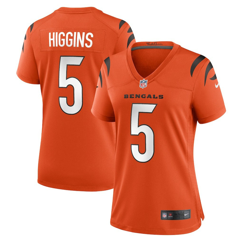 Tee Higgins Cincinnati Bengals Women's Alternate Game Jersey - Orange discount