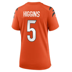 Tee Higgins Cincinnati Bengals Women's Alternate Game Jersey - Orange discount