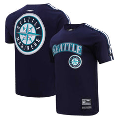 Seattle Mariners Pro Standard Taping T-Shirt Navy/