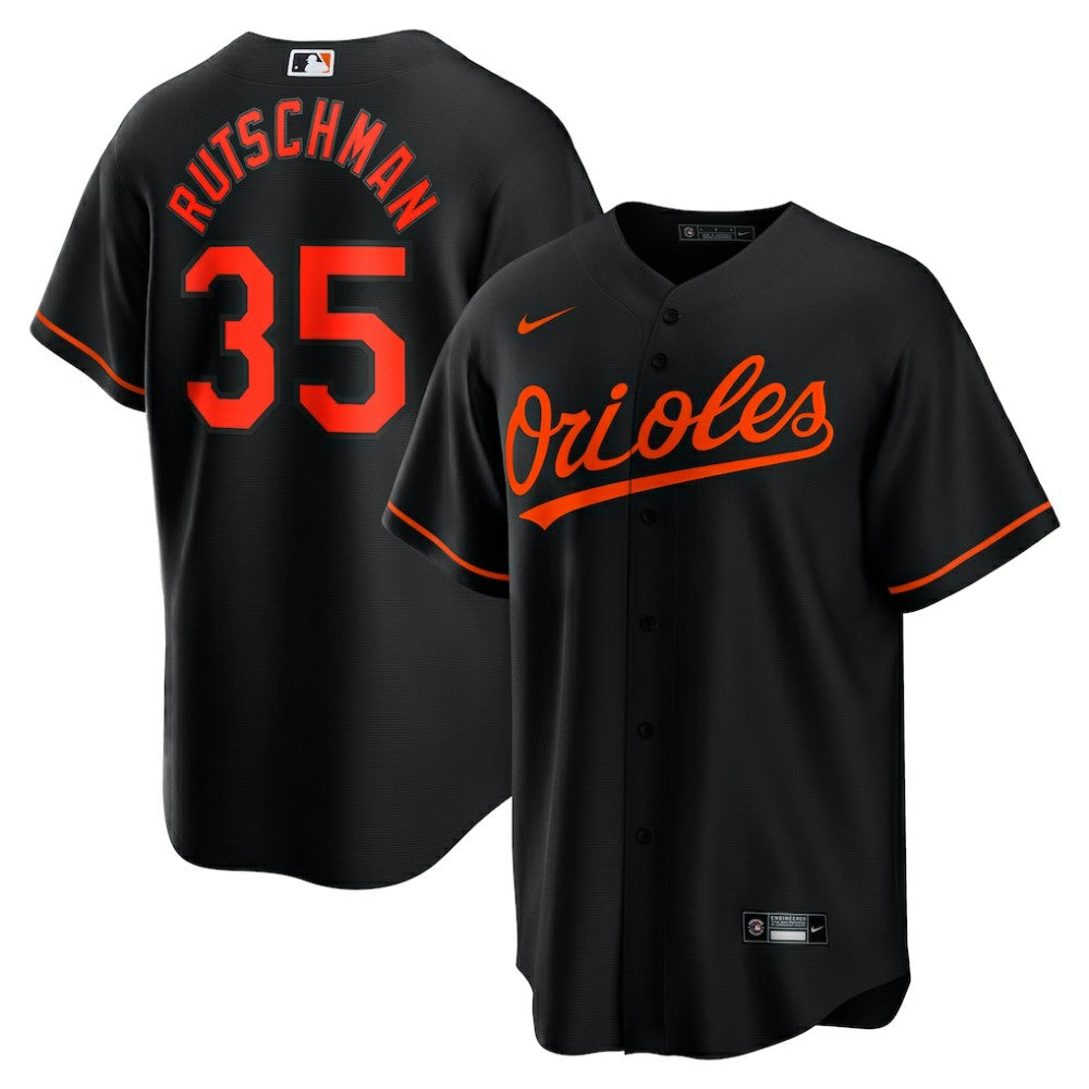 Adley Rutschman Baltimore Orioles Alternate Replica Player Jersey Black