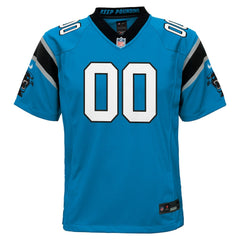 Carolina Panthers Youth Alternate Custom Game Jersey - Blue for sale