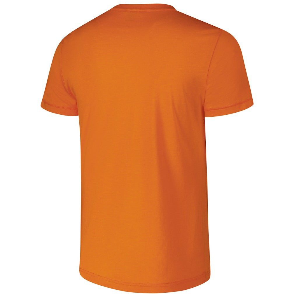 Joe Thomas Cleveland Browns Homage Unisex Caricature Retired Player Tri-Blend T-Shirt - Orange for sale