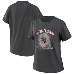 Arizona Cardinals WEAR by Erin Andrews Women's Boyfriend T-Shirt - Charcoal cheap