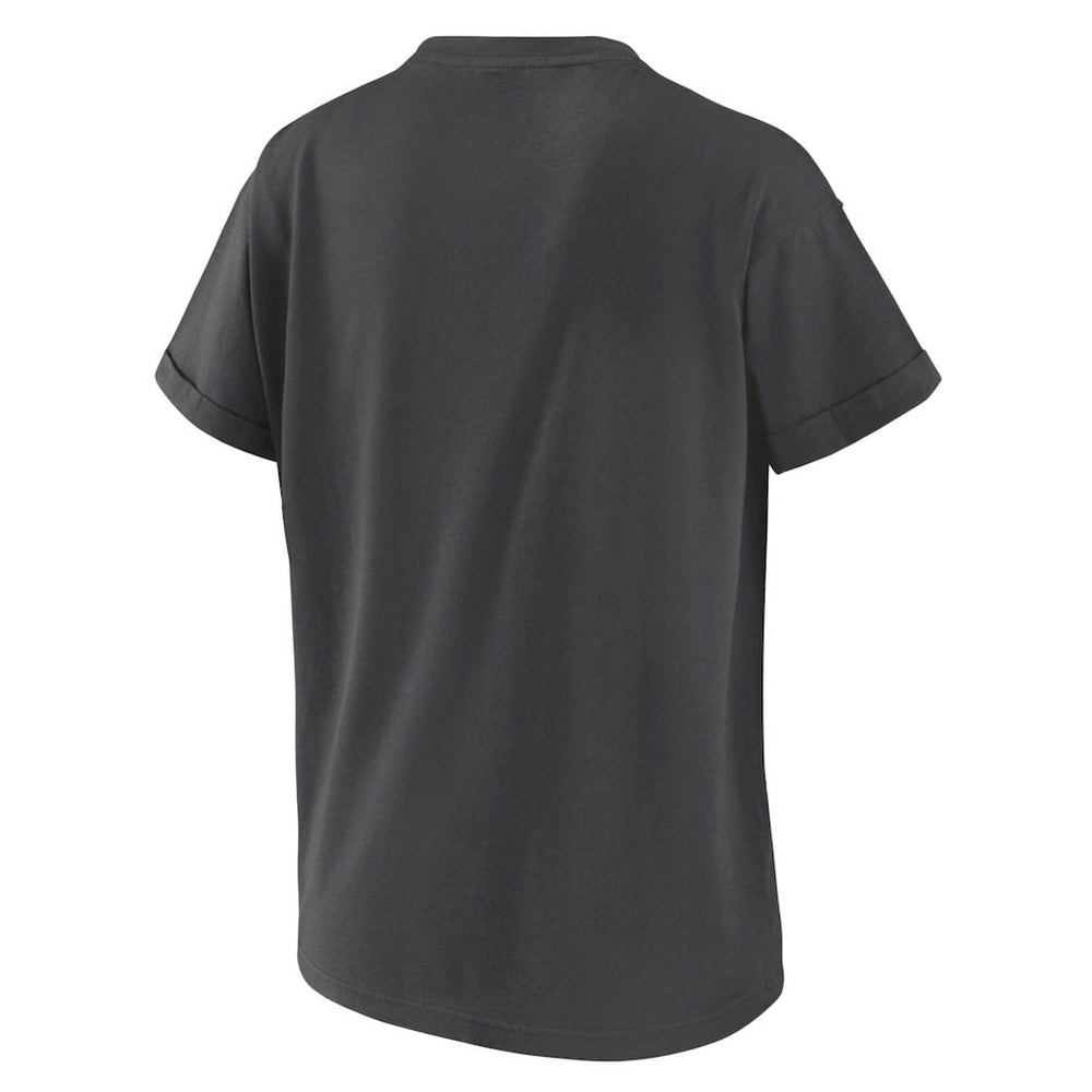 Washington Commanders WEAR by Erin Andrews Women's Boyfriend T-Shirt - Charcoal discount