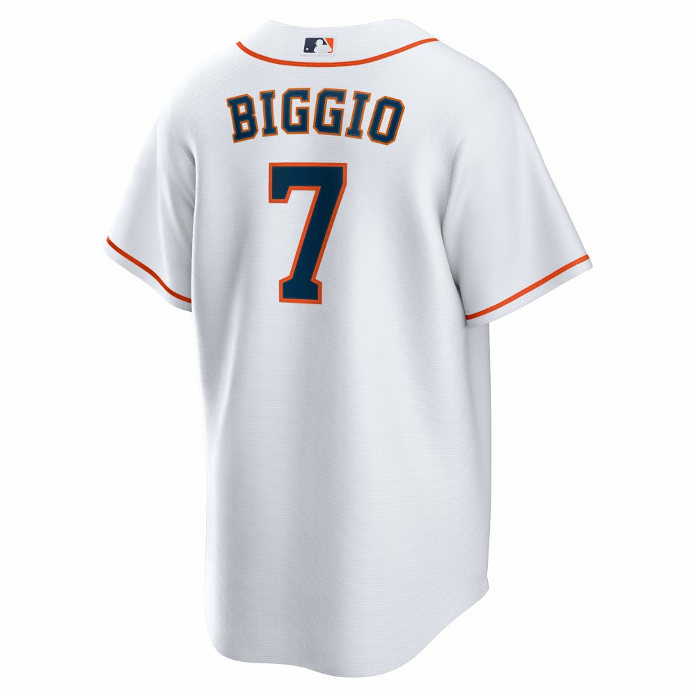 Craig Biggio Houston Astros Home Retired Player Replica Jersey White
