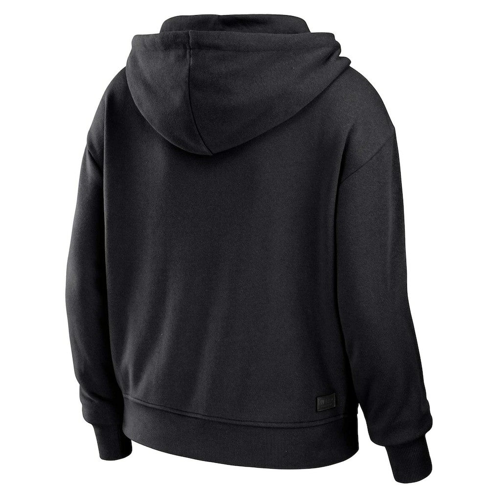 New Orleans Saints WEAR by Erin Andrews Women's Plus Size Color Block Full-Zip Hoodie - Black/White online