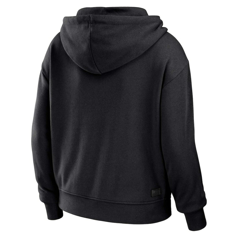 New Orleans Saints WEAR by Erin Andrews Women's Plus Size Color Block Full-Zip Hoodie - Black/White online