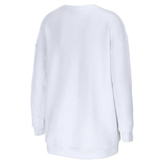 Las Vegas Raiders WEAR by Erin Andrews Women's Domestic Pullover Sweatshirt - White outlet