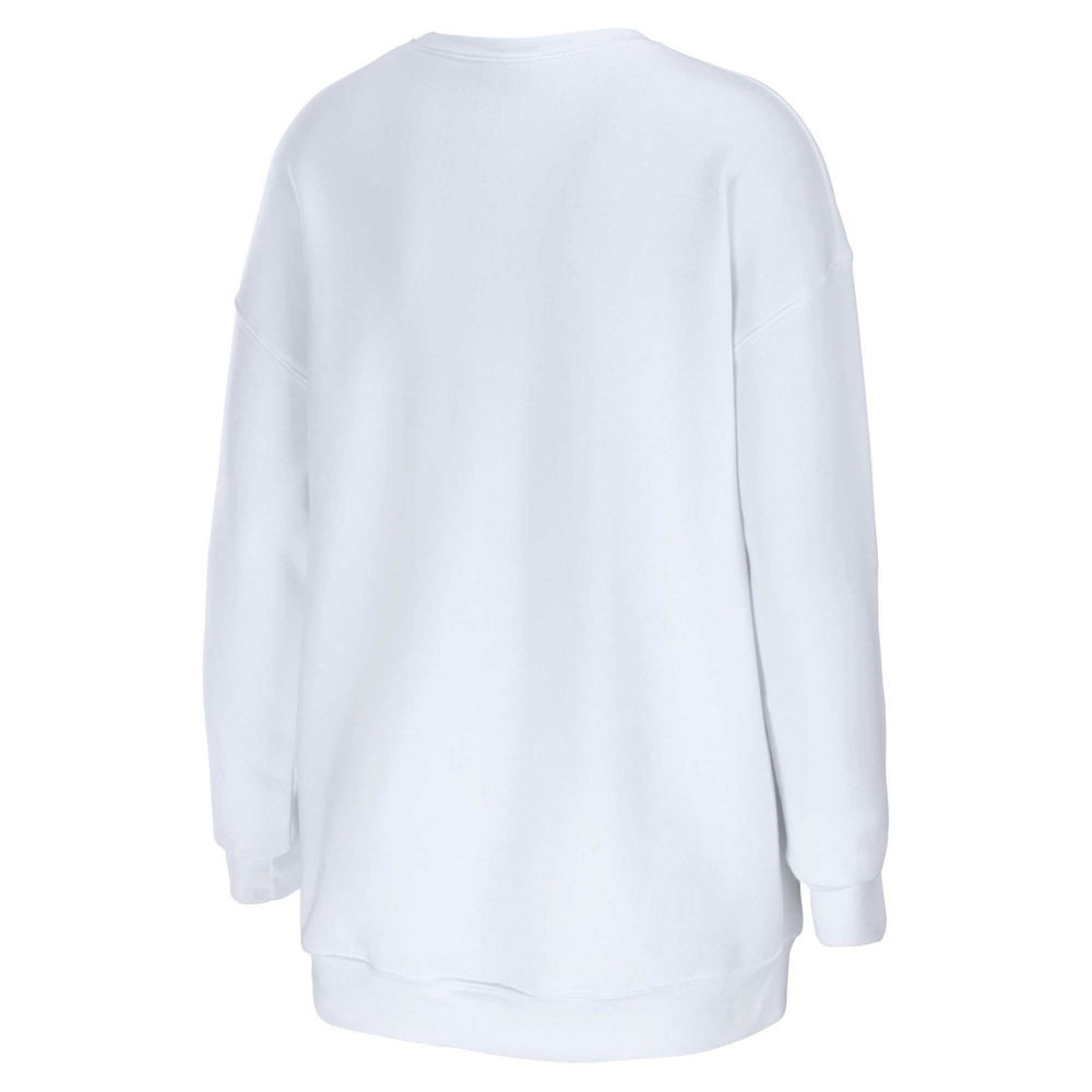 Tampa Bay Buccaneers WEAR by Erin Andrews Women's Domestic Pullover Sweatshirt - White discount