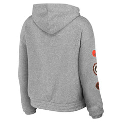Cleveland Browns WEAR by Erin Andrews Women's Full-Zip Hoodie - Heather Gray sale