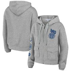Indianapolis Colts WEAR by Erin Andrews Women's Full-Zip Hoodie - Heather Gray outlet
