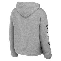 Las Vegas Raiders WEAR by Erin Andrews Women's Full-Zip Hoodie - Heather Gray outlet