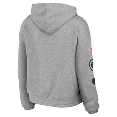 New England Patriots WEAR by Erin Andrews Women's Full-Zip Hoodie - Heather Gray for sale