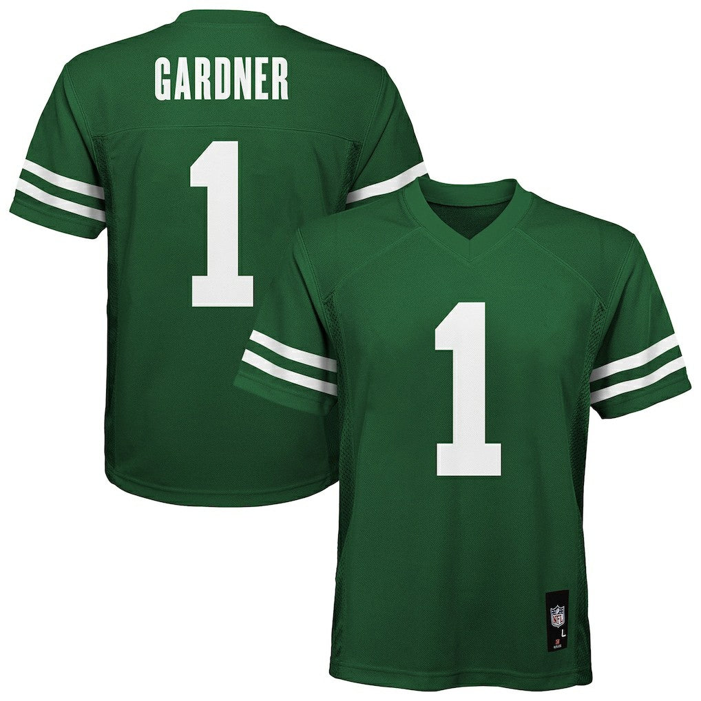 Ahmad Sauce Gardner New York Jets Youth Replica Player Jersey - Green online