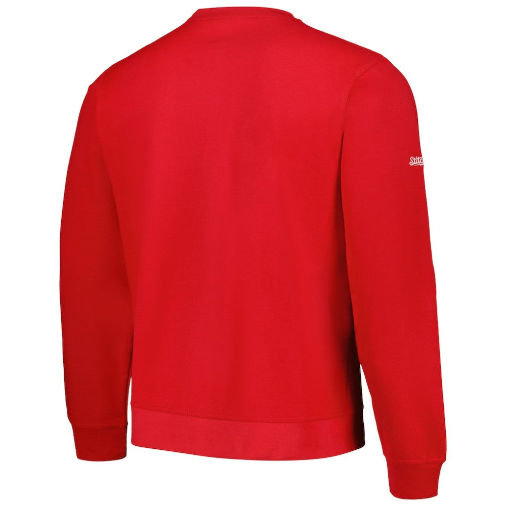 St. Louis Cardinals Stitches Pullover Sweatshirt Red