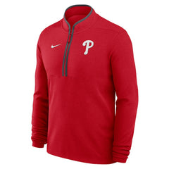 Philadelphia Phillies Dri-FIT Victory Half-Zip Pullover Red