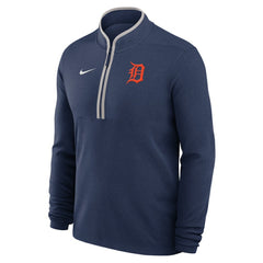 Detroit Tigers Dri-FIT Victory Half-Zip Pullover Navy