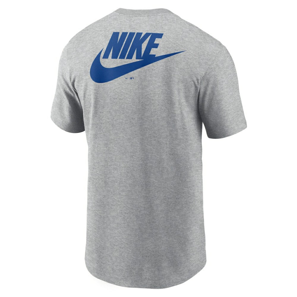 Detroit Tigers Cooperstown Collection Large Logo 2-Hit T-Shirt Heather Gray