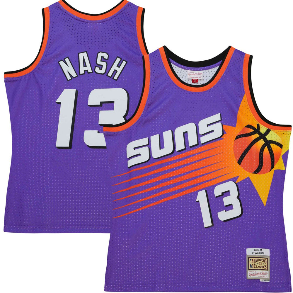 Steve Nash Phoenix Suns Hardwood Classics 1996/97 Tropical Swingman Jersey - Purple online