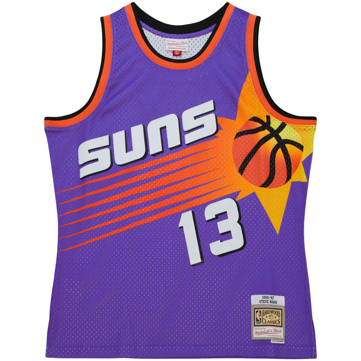 Steve Nash Phoenix Suns Hardwood Classics 1996/97 Tropical Swingman Jersey - Purple online