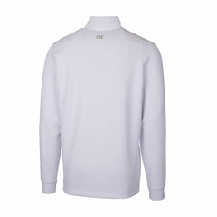 Cleveland Guardians Cutter & Buck Traverse Stretch Quarter-Zip Pullover Top White