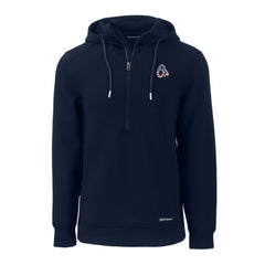Baltimore Orioles Cutter & Buck Stars & Stripes Roam Eco Half-Zip Recycled Pullover Hoodie Navy
