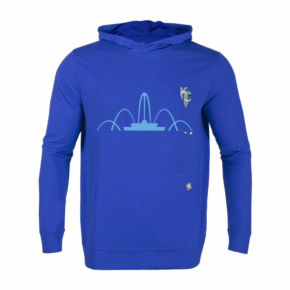 Kansas City Royals Levelwear City Connect Relay Core Logo Pullover Hoodie Royal