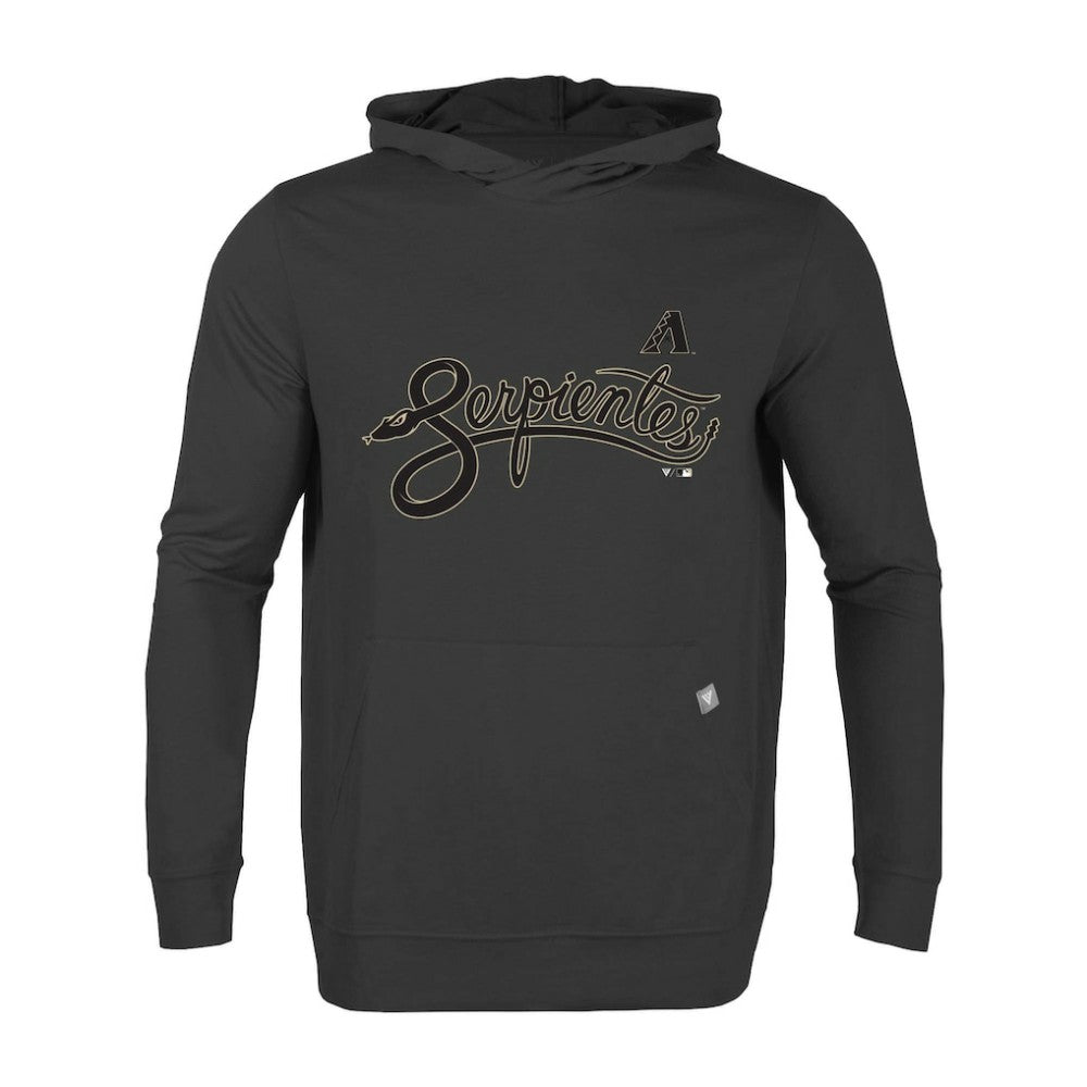 Arizona Diamondbacks Levelwear City Connect Relay Core Logo Pullover Hoodie Black