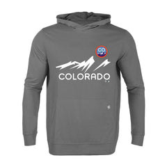 Colorado Rockies Levelwear City Connect Relay Core Logo Pullover Hoodie Gray