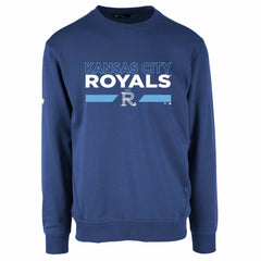 Kansas City Royals Levelwear City Connect Zane No Hitter Pullover Sweatshirt Royal