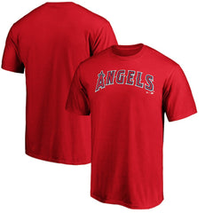 Los Angeles Angels Official Team Wordmark T-Shirt Red