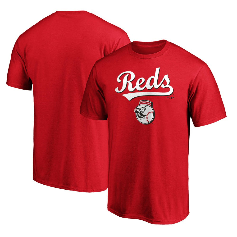 Cincinnati Reds Team Lockup T-Shirt Red