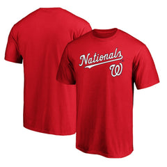 Washington Nationals Team Lockup T-Shirt Red