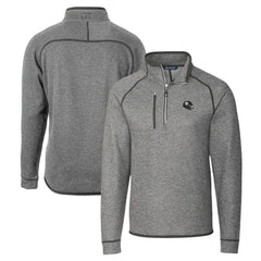 Pittsburgh Steelers Cutter & Buck Helmet Mainsail Sweater-Knit Half-Zip Pullover Jacket - Silver outlet