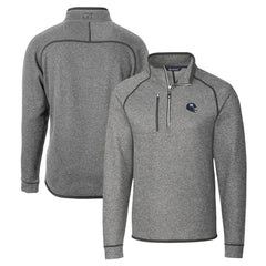 New York Giants Cutter & Buck Helmet Mainsail Sweater-Knit Half-Zip Pullover Jacket - Silver cheap