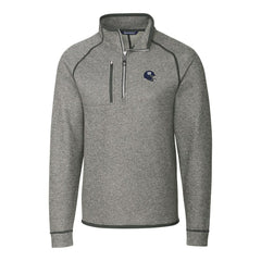 New York Giants Cutter & Buck Helmet Mainsail Sweater-Knit Half-Zip Pullover Jacket - Silver cheap