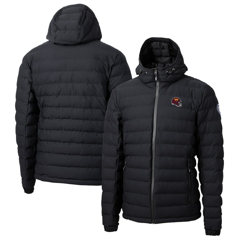 Washington Commanders Cutter & Buck Helmet Mission Ridge Repreve Eco Insulated Puffer Full-Zip Jacket - Black online