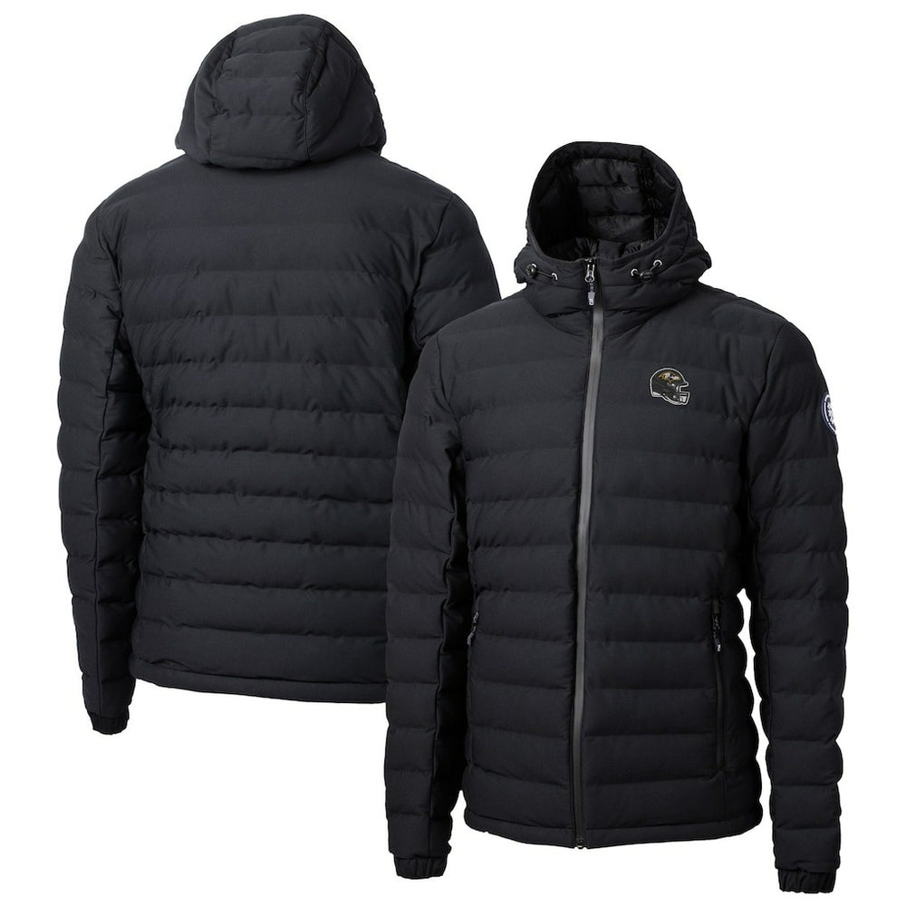 Baltimore Ravens Cutter & Buck Helmet Mission Ridge Repreve Eco Insulated Puffer Full-Zip Jacket - Black discount
