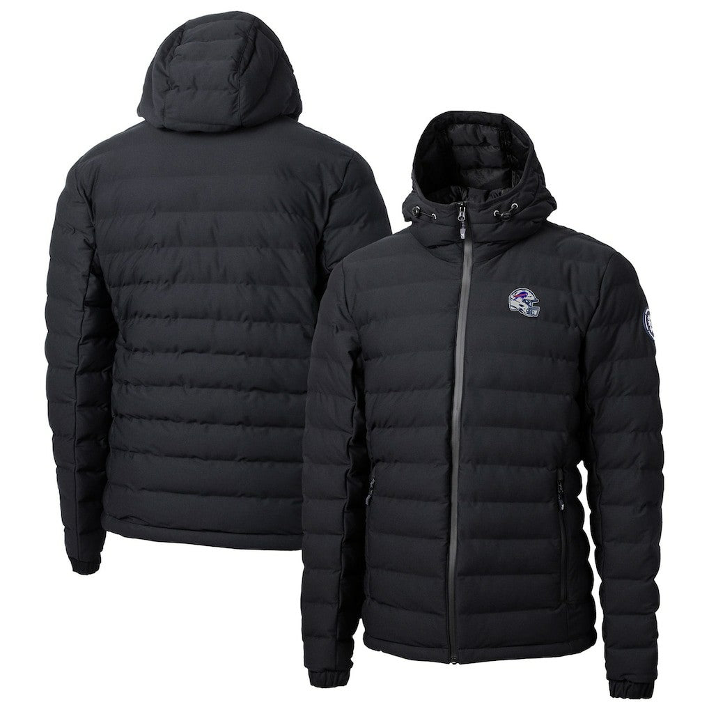 Buffalo Bills Cutter & Buck Helmet Mission Ridge Repreve Eco Insulated Puffer Full-Zip Jacket - Black cheap