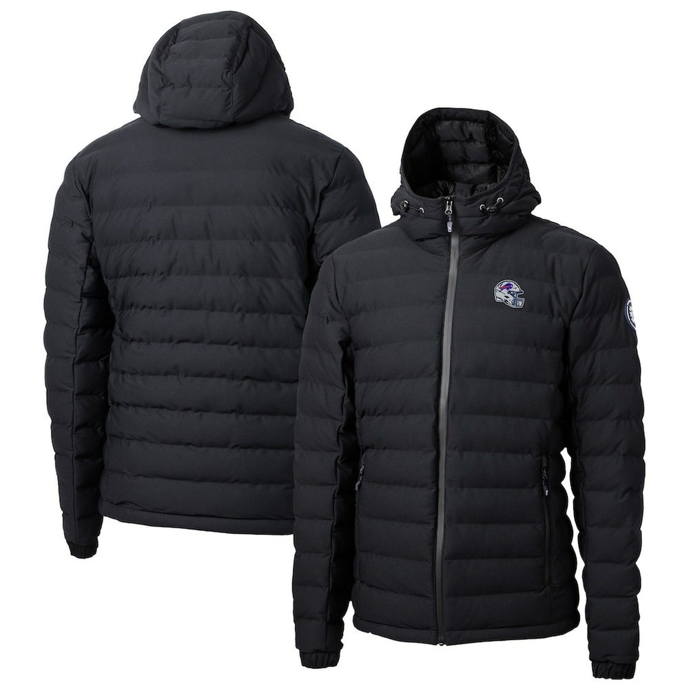Buffalo Bills Cutter & Buck Helmet Mission Ridge Repreve Eco Insulated Puffer Full-Zip Jacket - Black cheap